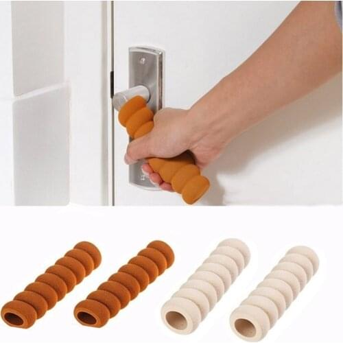 Door Knob Covers Soft Foam Door Handle Knob Cover Protector Static-free Baby Safety Protective Elastic Dust Covers Home Supplies