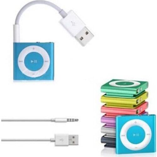 3.5mm Jack to USB 2.0 Data Sync Power Cable Cord Adapter Charger Cables For Apple for iPod Shuffle Useful