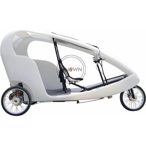 1000watt 3 Wheel Bike Taxi Car Pedicab Two Passenger Loading Cheap Adult Electric Tricycle Recumbent Trike