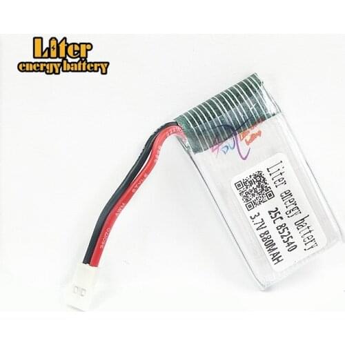 5pcs/lot X5C X5SW Heng Kee 905 Cherson CX-30 model aircraft Tanco M68 3.7V 880mAh Lithium Battery 852540 25c lipo battery