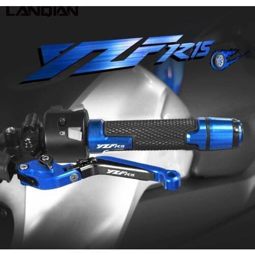 For Yamaha YZFR15 Motorcycle Accessories Brake Clutch Levers Handlebar Hand Grip Ends YZF-R15 YZF R15 2008-2016 2013 2014 2015