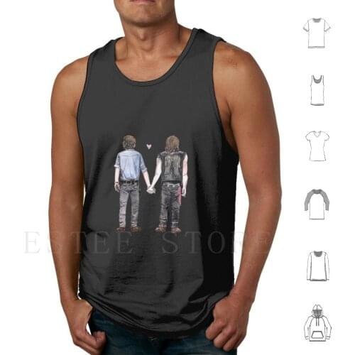Rickyl Watercolour Tank Tops Vest The Walking Dead Twd Daryl Dixon Norman Reedus Daryl Twd The Walking Dead Rick Grimes