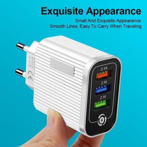 Fast Charge 3.0 iPhone Charger Wall Fast Charger for Samsung S10 S9 S8 Plug Xiaomi Mi Huawei Mobile Phone Charger Adapter