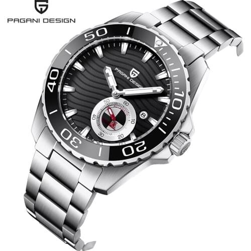 2021 Pagani Design New Top Brand Luxury Mens Automatic Mechanical Watch Stainless Steel Waterproof Luminous Pointer Watch Reloj