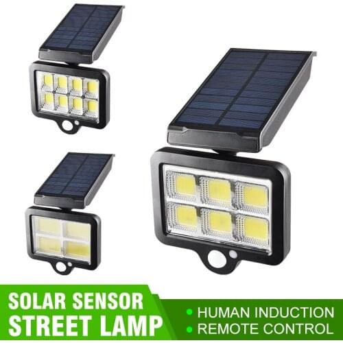 COB 120LED Solar Light Outdoor Motion Sensor Wall Light Waterproof Garden Lamp Emergency Pathway Yard Street Lamp Dropshipping