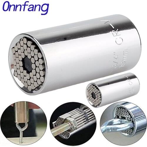 5-14/7-19mm Torque Wrench Universal Sleeve Cr-v Material Spanner Key Socket Multi Grip Hand Tools Wrench Bolt Tool