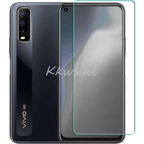 For vivo Y51s 6.53" Glass Screen Protective Tempered Glass FOR vivo Y70s iQOO U1 5G V2002A Protector Cover Film