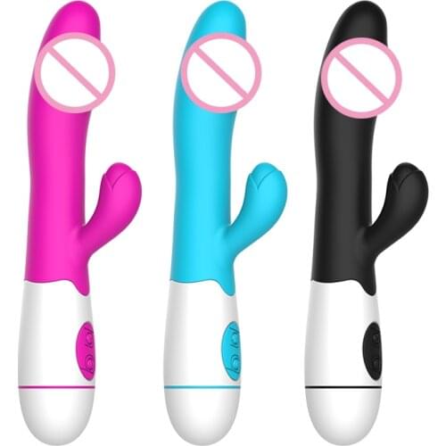 G Spot Dildo AV Vibrator for Women Silicone Waterproof Dual Vibration Female Vagina Masturbation Massager Sex Toys for Women