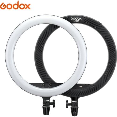 Godox LR150 18 Inch LED Ring Light Studio Photography Fill-in Light 3000K-6000K Bi-Color Temperature Adjustable Brightness