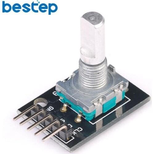 360 Degrees Rotary Encoder Module For Arduino Brick Sensor Switch Development Board KY-040 With Pins