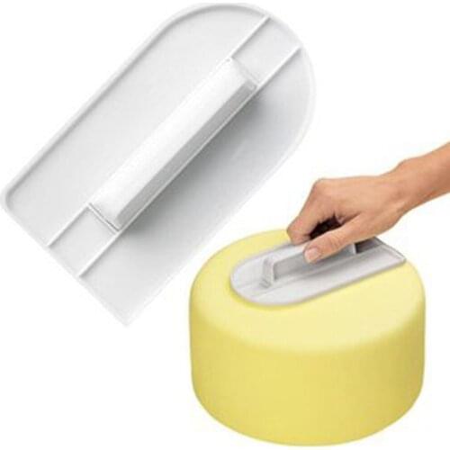 2pcs Set Cake Smoother Paddle Tool DIY Fondant Polisher Finisher Mould Surface Polishing Home Essential