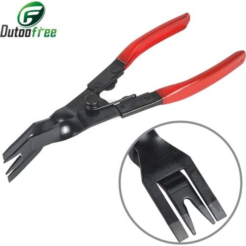 Car Door Panel Trim Clip Removal Tool Pliers Upholstery Remover Auto Car Fastener Trim Clip Removal Pliers Pry Bar Tool Set