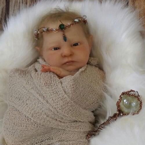 20 Inch Reborn Doll Set Elf Destiny Fairy Sweet Baby DIY Unfinished Doll Parts Cute Handmade Realistic Living Doll