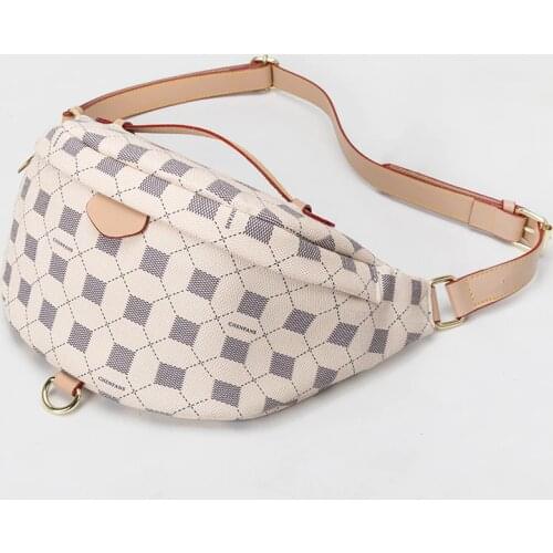 Chest Bag Women Famous Brand Chest Pouch Casual Waist Bags Brand Pattern Fanny Pack Female Crossbody Shoulder Bags Leisure