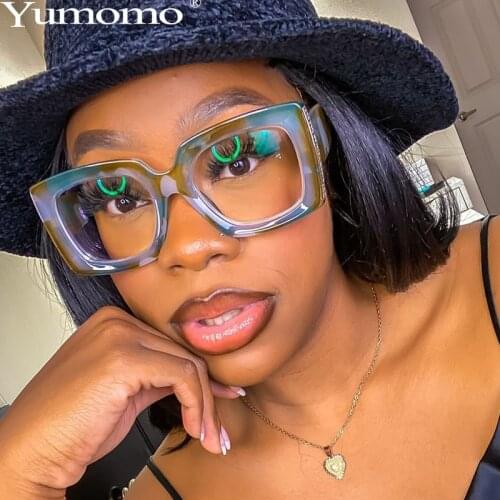 2020 Fashion Optical Glasses Frames Men Women Retro Rectangle Glasses Clear Lens Eyeglasses Spectacle Frame