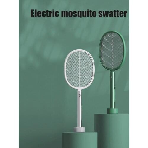 Handheld Home Electric Fly Mosquito Swatter Racket Bug Racket Insects Killer Home Garden Pest Bug Anti Mosquito Fly Trap Lamp