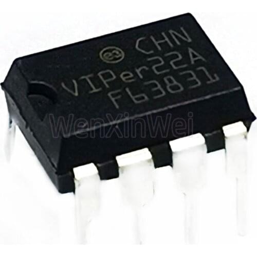 10PCS VIPER22A DIP-8 VIPER22ADIP-E DIP8 AC/DC Converters Low OFF-Line SMPS New Original IC