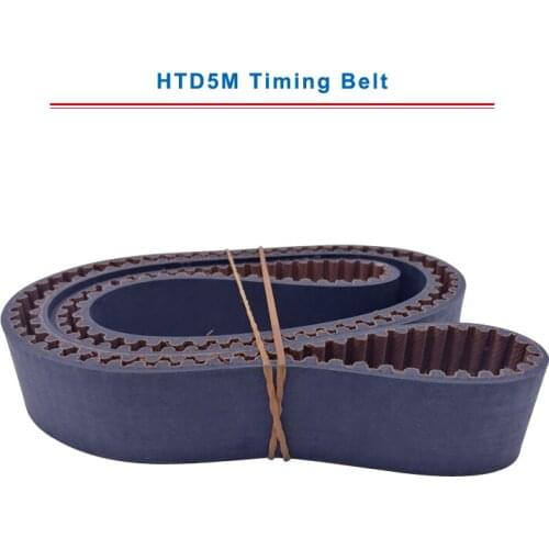 Timing belt HTD5M 1000/1005/1010/1015/1020/1025/1030/1035/1040/1045/1050 circle-arc teeth belt width 15/20/25/30 mm