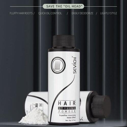 Sevich Unisex 20ml Hair Styling Powder Fluffy Increase Hair Volume Mattifying Powder/Finalize Hair Design Styling Hair Powder