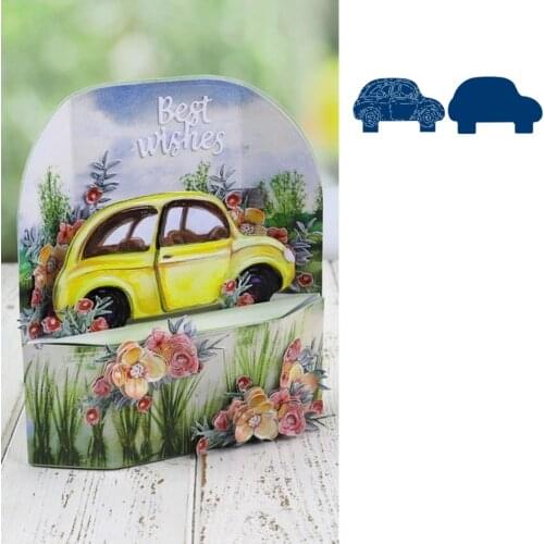 Dies Scrapbooking Metal On The Road Dies Craft Embossing Make Paper Greeting Card Making Template DIY Handmade 2021 New Arrive