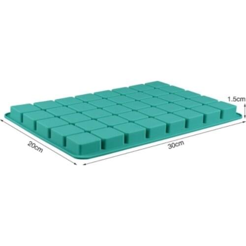 Silicone Chocolate Mold 40 Hole Square Silicone Ice Cube Mold Brown Sugar Mold