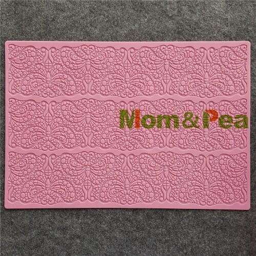 Mom&Pea GX199 Butterfly Silicone Lace Pad Cake Decoration Fondant Cake 3D Mold Food Grade Silicone Mould