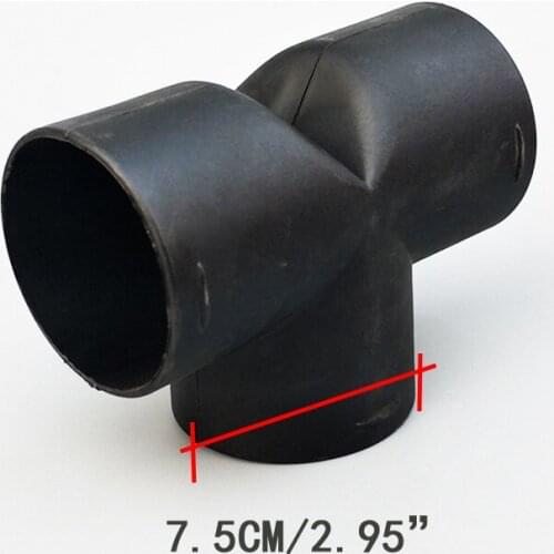 T Style Elbow Pipe Outlet Exhaust Connector 7.5cm Air Vent Ducting For Webasto Eberspaecher Air Diesel Parking