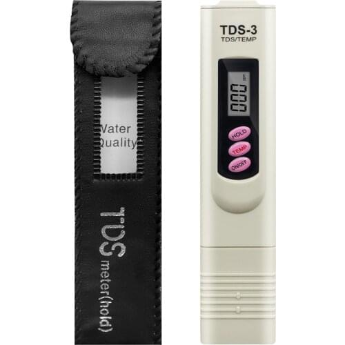 Digital LCD display TDS Meter Tester Temperature Tester Pocket pure Water Pen Conductivity Monitor Liquid Quality Tools 25% off