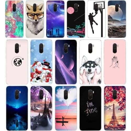 U For Xiaomi Pocophone F1 Case Xiaomi Poco F1 Case Silicone Soft TPU Phone Case For Xiaomi Pocophone F1 Global F 1 Case Cover