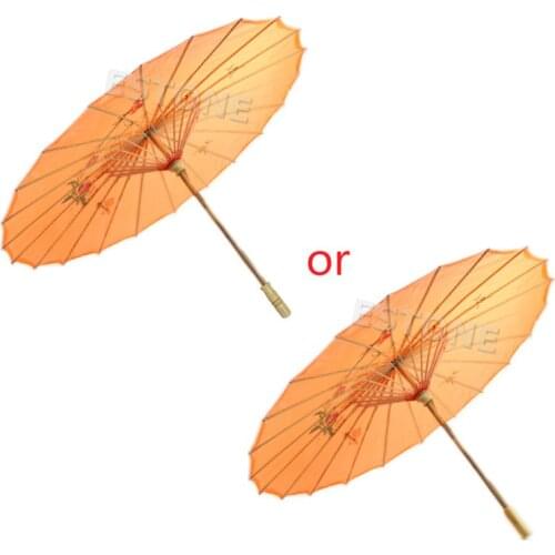 P15D Grace Japanese Chinese Umbrella Art Deco Painted Parasol For Wedding Dance Party