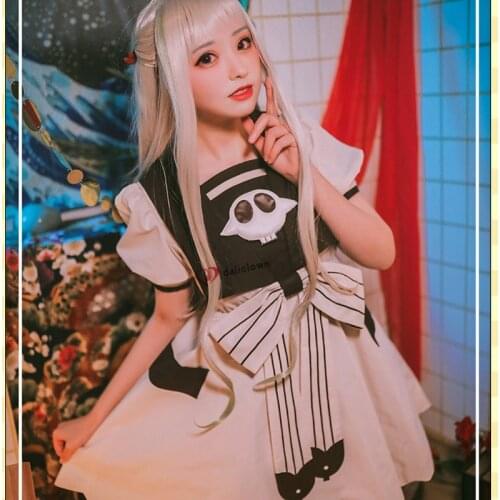 Anime Jibaku Shounen Hanako Kun Cosplay Nene Yashiro Cosplay Costume Wig Women Toilet-Bound Hanako-Kun Dress For Halloween Party