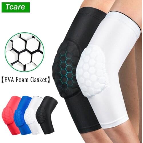Tcare 1Pcs Elbow Brace Sleeve Pad Support Arm Breathable Protection Workout Outdoor Sports Joint Compression Hexagonal Honeycomb