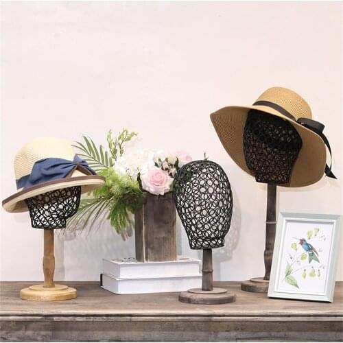1pcs Clothing Store Display Rack Womens Clothing Shop Cap Bag Decorative Shelf Wooden Display Stand