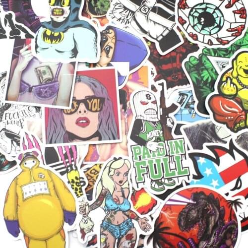 100 PCS Camping Landscape Stickers Outdoor Adventure Climbing Travel Waterproof Sticker DIY Suitcase Laptop Bicycle Helmet Car