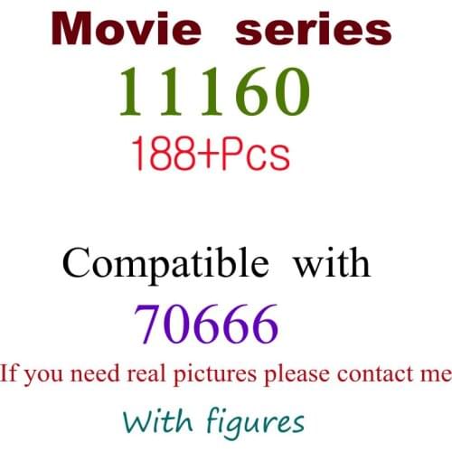 188Pcs 11160 Building Block Toy Hero Series 70666 Assembled Building Block Childrens Toy Gifts