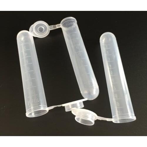 200 pcs 10ml centrifuge tube round bottom centrifuge tube / EP tube with scale