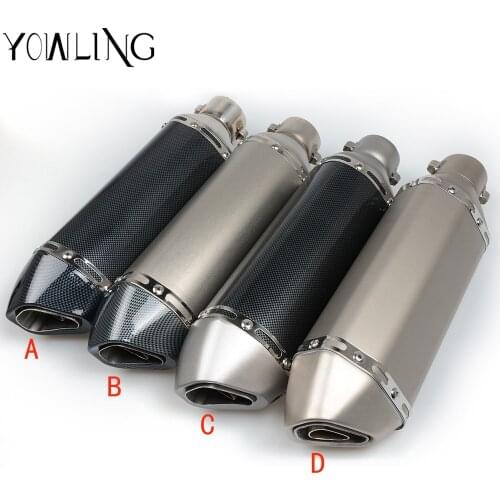36-51mm MOTORCYCLE EXHAUST MUFFLER SCOOTER PIPE DIRT BIKE For KAWASAKI KLR650 KLR250 KLR 250 650 KL 250 650 KDX 50 200 220