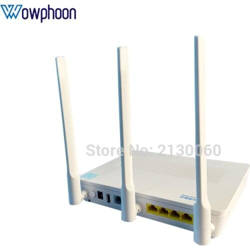 Free shipping Huawei ONT HN8546Q 10GE GPON ONU Router 4GE+USB+TEL+WIFI 2.4 & 5GHz, 3 antennas, English Firmware