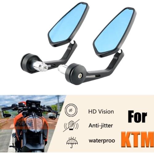 CNC Motorcycle Rear View Side Mirrors Handlebar End Mirror Handlebar Bar End Mirrors For KTM duke 790 rc390 890 1290 690duke390