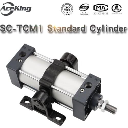 SC-TCM1 Middle swing with base standard cylinder sc32 / 40 / 50 / 63 / 80 / 100-tcm1-200-300-400-500s