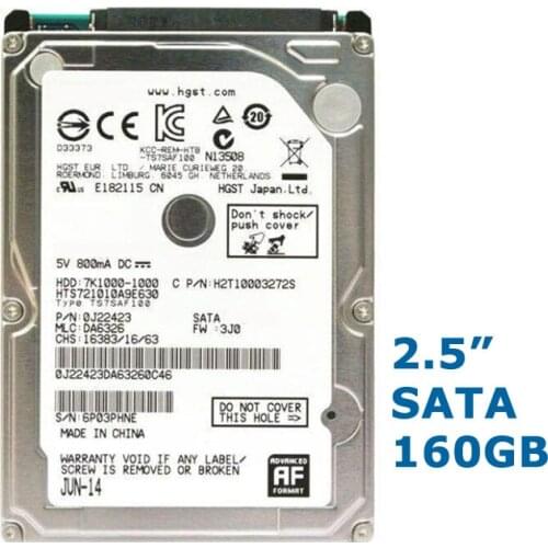 HDD 160gb 2.5'SATA USB3.0 Portable Hard Disk Internal Hard Drive 160gb for Laptops Storage Desktop Devices Disco Duro 5200rpm