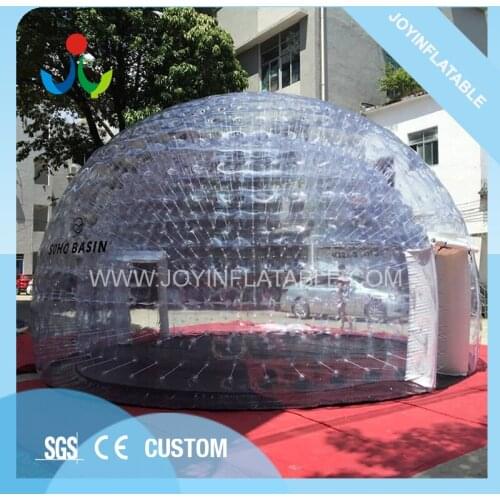 Joyinflatable Free Shipping Inflatable Transparent IglooTent With LED Light