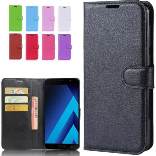 Flip Cover Leather Phone Case For Samsung Galaxy A3 A5 A7 2017 A 3 5 7 SM A320 A520 A520F A720 A720F SM-A320F SM-A520F SM-A720F