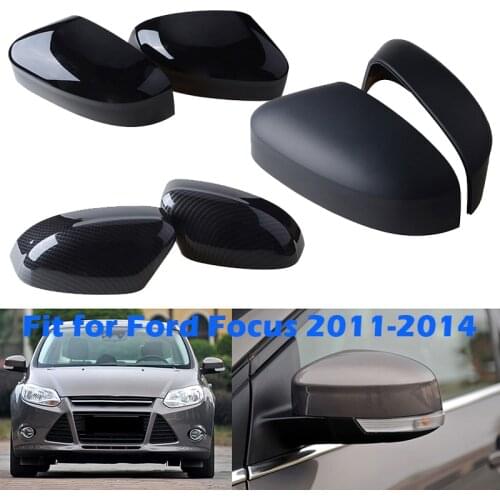 Rearview Mirror Cap Wing Side Mirror Cover Fit for FORD FOCUS 2011,2012,2013,2014, Car Accessories Replacement