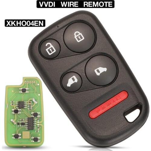 Kutery PN:XKHO04EN Xhorse VVDI Wired Universal Remote Key For Honda Separate 5 Buttons With Sliding Door Button English Version