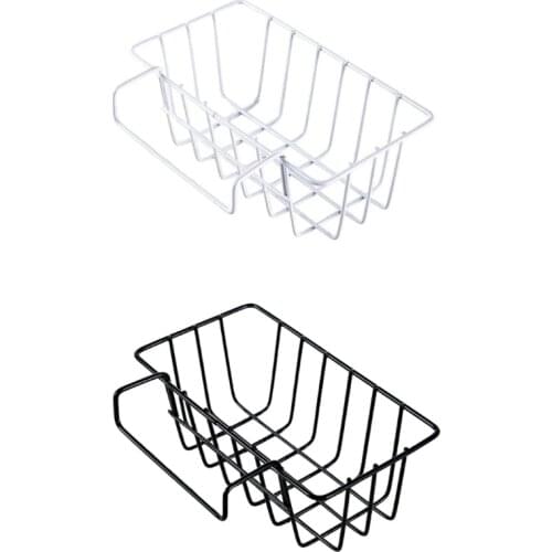 Metal Drain Basket Kitchen Sink Hanging Bathroom Dormitory Storage Rack Organizer Small Items Holder Storage Rack and Shelf N0PA