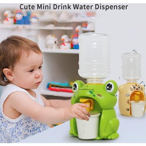 Cute Mini Drink Water Dispenser Toy Kitchen Play House Toys for Children Game Toys Simulation Water Dispenser