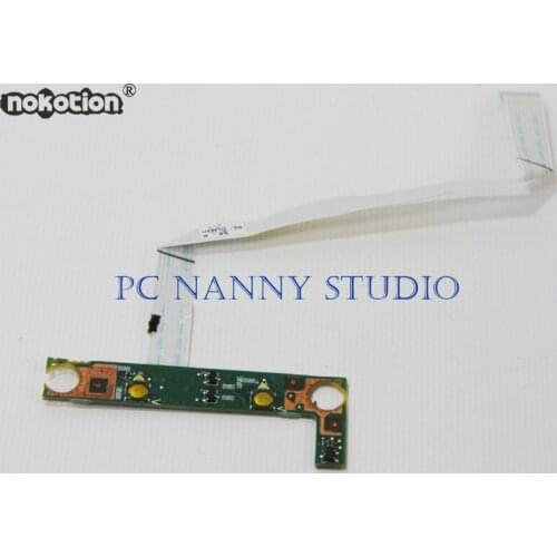 NOKOTION Original NEW for HP ProBook 4710S Power Button Board with Cable 574493-001