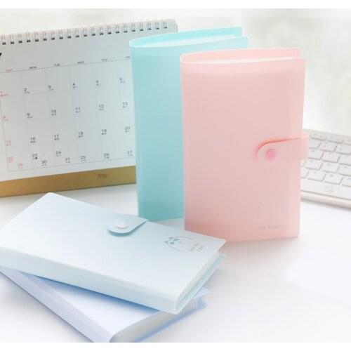 Office Supplies Business Card Holder Trumpet For 240 Postcards Card Holder Binder For Cards Postcards Set Binder Photocards