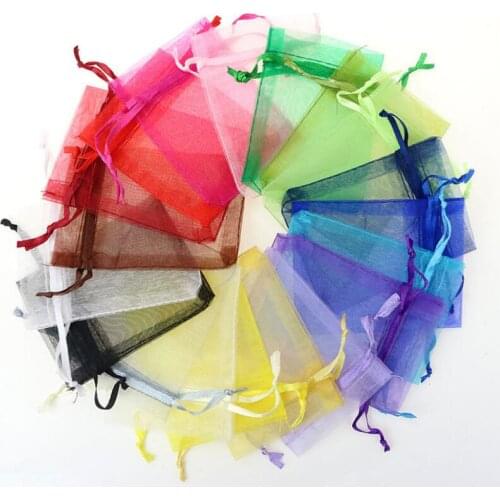 Wedding Party Birthday Organza Gift Bag 7x9 cm , Jewelry Packaging Bags Nice Gift Pouches LX5208